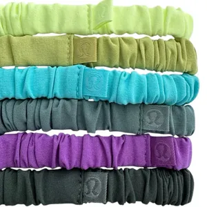 Lululemon Skinny Scrunchie 6 Pack Smoked Spruce / Moonlit Magenta / Tidewater... thumbnail 6