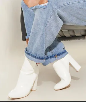 PrettyLittleThing White Croc Bethati Ankle Boots thumbnail 7