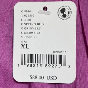 Free‎ People Spring Bud Mini Dress Magenta Purple Smocked Back OB2058172 XL thumbnail 3
