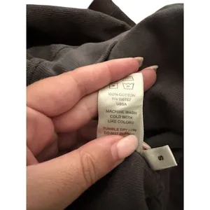 MADHAPPY Campus Crop Crewneck Sweatshirt Gray Small thumbnail 4