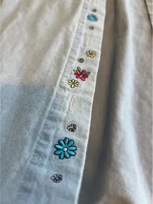 Vintage Disney Store Denim Embroidered Shirt thumbnail 6