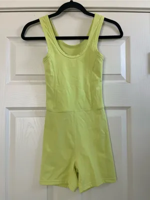 Women’s SET Active Sportbody Shortysuit Highlighter Yellow Size S thumbnail 3
