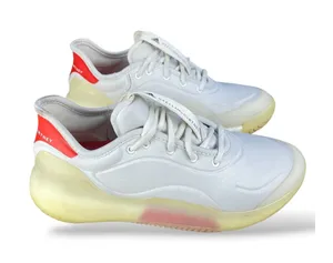 Adidas Stella McCartney Court Shoes White Red Sneakers EE4017 Womens 6 thumbnail 1