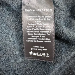 Babaton The Group Bandini Alpaca Wool Blend Wrap Sweater in Dark Green Small thumbnail 8