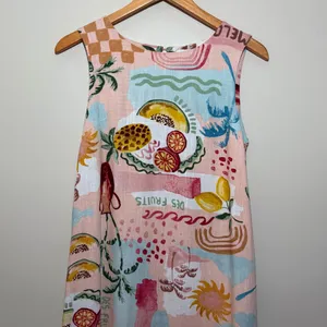 Paper Heart Summer Haze Tropical Fruit Mini Dress thumbnail 2