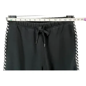 Diane‎ Von Furstenberg DVF x Skechers Joggers Black Fleece Sweatpants Cozy XS thumbnail 7
