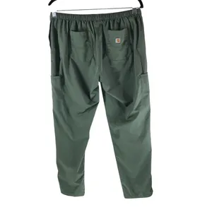 Carhartt Liberty C52106 Women's Flat Front Straight Leg Scrub Pant Olive Green M thumbnail 2