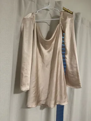 Princess Polly Dress Mini Silky Champagne thumbnail 2
