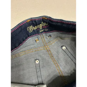 Wrangler Womens 3x34 Boot Cut Jeans Blue Stretch Denim Western Hemmed 1009MWZMS thumbnail 4