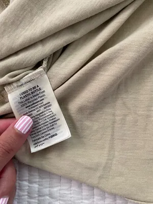 beige tan cream Cotton:On off the shoulder tee thumbnail 5