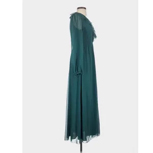 Wilfred Emerald Green Millie Dress Ruffle Chiffon Maxi Size 2 Fairycore thumbnail 4