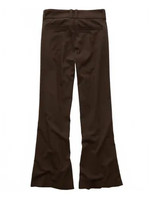 AE Stretch Mid-Rise Flare Trouser Pants American Eagle NWT Light Brown Size 0R thumbnail 5
