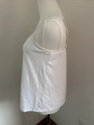 duo Maternity White Spaghetti thumbnail 3