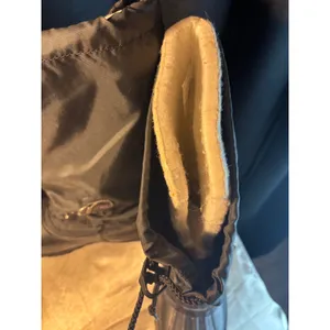 Sorel Snowlion Black Winter Boots Made in Canada Rubber Nylon Womens 5 thumbnail 4