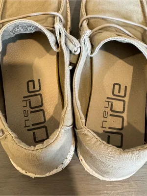 Hey Dude Wendy Women’s Slip On Shoes‎ Size 8 Gray EUC thumbnail 6