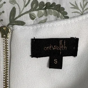 Ontwelfth Elegant White Ruffle Sleeve Top Size Small‎ thumbnail 4