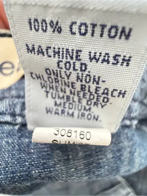 NEW GAP Washed Indigo Cargo Capris jeans size 12 thumbnail 6