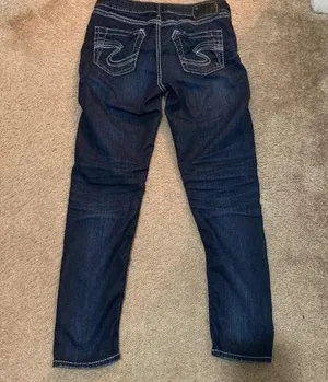 Silver Jeans Co Silver Jeans Tuesday Mid Rise Skinny Jeans thumbnail 2