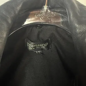 Topshop Leather Jacket Moto Black thumbnail 4