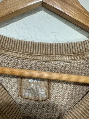 Aerie Desert Sand Oversized Crewneck Sweatshirt - Size Medium thumbnail 3