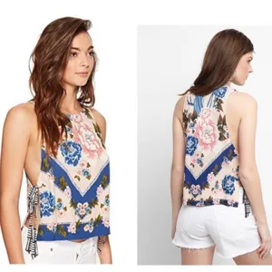 Free People This Sweet Love Floral Top - Pink - Small thumbnail 12