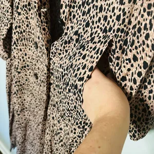 NWT Free People Daria Lepoard Cheetah Print Dress Duster Jacket Size Small thumbnail 12