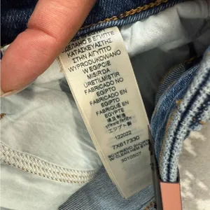 NWT Jen7 By 7 For All Mankind Boyfriend Shorts In Blue Wash Size 22‎ Plus thumbnail 9