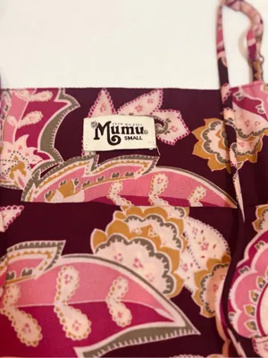 Show Me Your Mumu Estella Topslip S Burgundy Paisley Boho Y2K Cami Tank Resort thumbnail 10