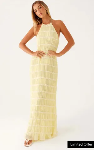 Aullie Maxi Dress - Yellow thumbnail 1