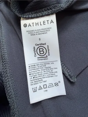 Athleta Brooklyn Ankle Pant in Navy Size 8 Casual Wrinkle Resistant Stretch thumbnail 13