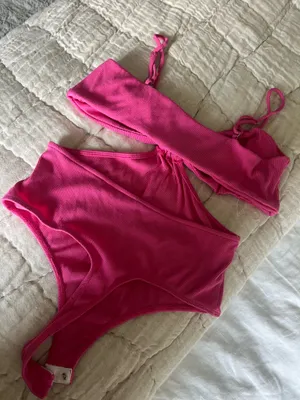 Lulus Bodysuit Pink Ribbed thumbnail 6