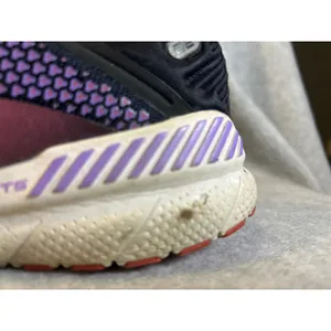 Brooks Adrenaline GTS 22 Womens Running Shoes Black Purple Coral Pink Sneakers‎ thumbnail 8