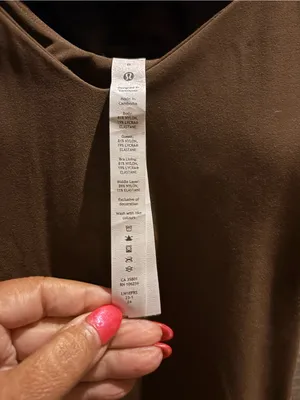 lululemon athletica Brown V-Neck Seamless Jumpsuit thumbnail 4