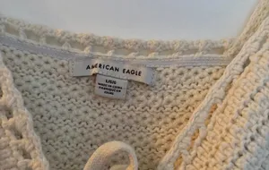 American Eagle Crochet Tank Top tie thumbnail 3