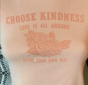 American Eagle hippie baby tee thumbnail 2