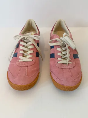 Gola Elan Women's Pink Suede Sneakers in Coral Pink, Moonlight & Raspberry 8.5 thumbnail 5