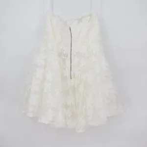 Showpo Angel Biba Rheiva White 3D Floral Embroidery Strapless Mini Dress 20 4XL thumbnail 7
