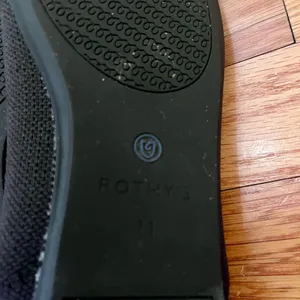 Rothy's The Point Black Pointed Toe Flats Size 11 Insoles Missing Slip On thumbnail 8