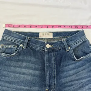 Free People We The‎ Free Women's Denim Jean Pants Distressed Raw Hem Boho Casual thumbnail 3