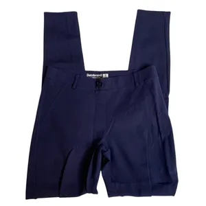 Betabrand Women's Navy Blue Stretch Pants‎ Size S Long Ankle Crop thumbnail 4