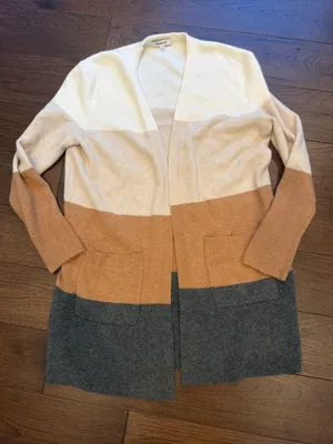 Madewell Kent Colorblock Striped Cardigan Sweater Size XS - C69-056 thumbnail 1