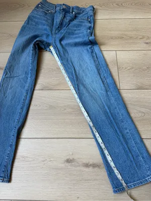 Madewell The '90s Straight Jean Medium Blue Wash Size 27 High Rise Jeans thumbnail 9