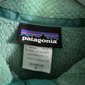Patagonia Women's Medium Re-Tool Snap-T Pullover Aqua Stone Beryl Green X-Dye thumbnail 8