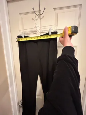 Lee Black Dress Pants — Tailored Straight Leg - size 10P thumbnail 2