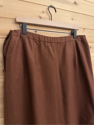 Vintage NWT Pendleton Large Wool Camel Midi Skirt Fall Cottagecore Deadstock thumbnail 6