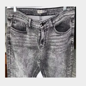 That's It Jeans Womens Sz‎ 32 Stretch Black Wash Denim Skinny Leg Grungy thumbnail 3