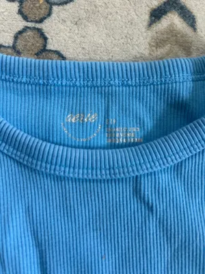 Aerie Blue Ribbed Tank Top  thumbnail 2