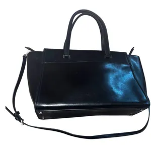Kate Spade Hayden Jackson Street Leather Satchel Black thumbnail 2