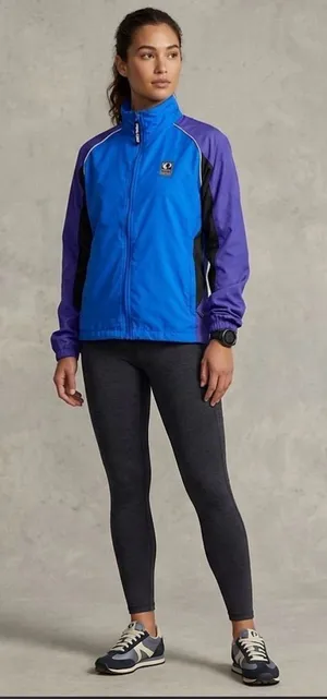 VTG Pearl Izumi cycling or running windbreaker full zip jacket large. thumbnail 1