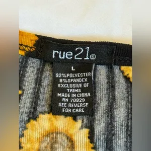 Rue21 Sunflower Print Women One Piece‎ thumbnail 8